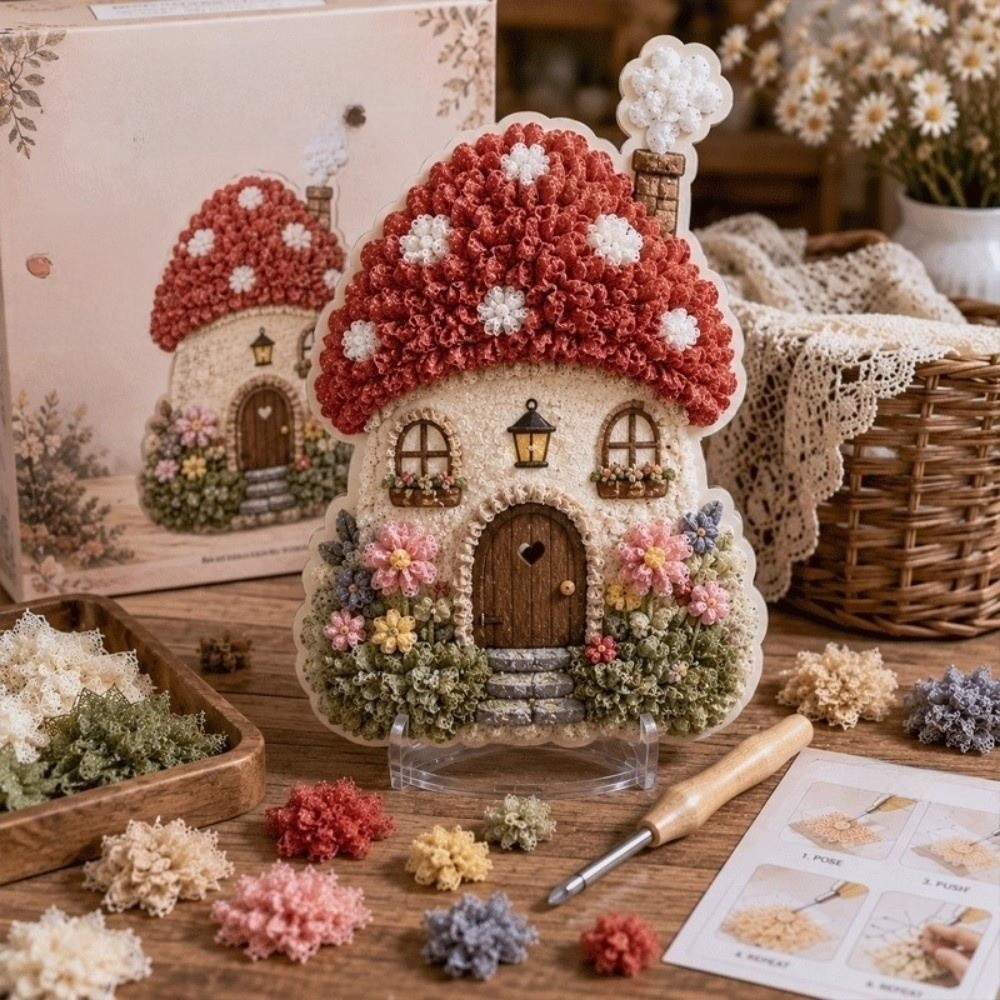 Kit Seni Poke Adegan Rumah Pon - Art Craft House Making ulasan dan harga