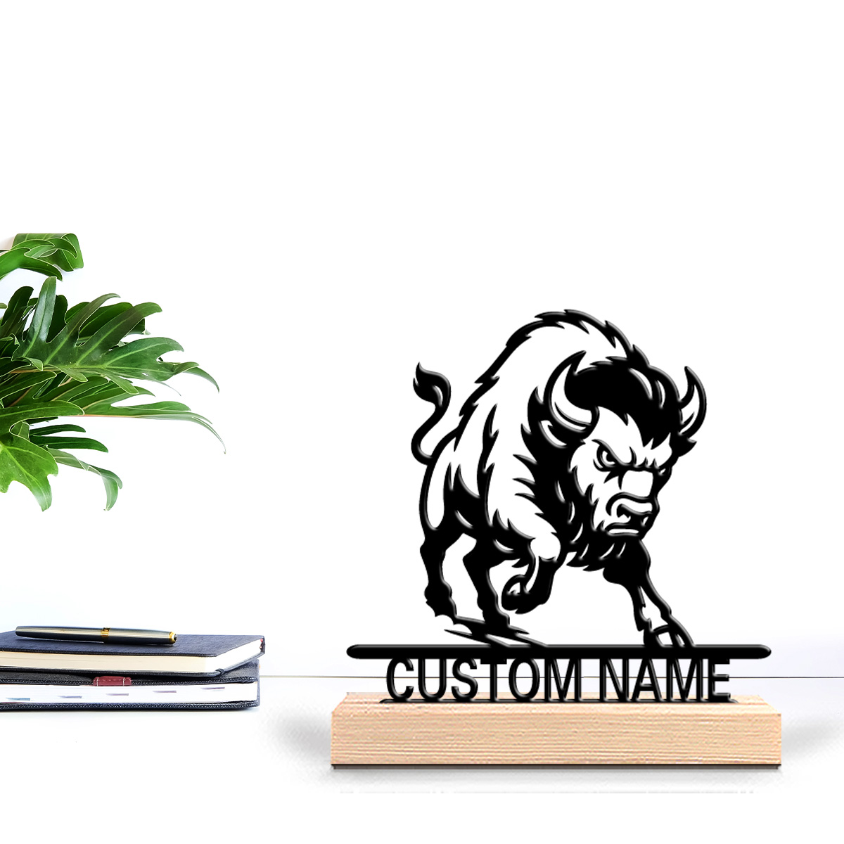 1pc Patung Singa Minimalis Log - Art Craft Lion ulasan dan harga