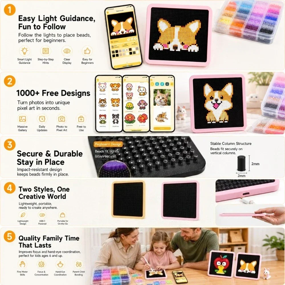 Papan Lampu LED Smart Fuse Bea - Art Craft Board ulasan dan harga