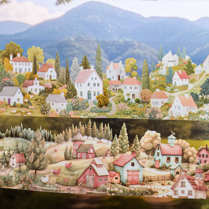 Set 6 gulungan 6cm×200cm Pita  - Art Craft Village ulasan dan harga