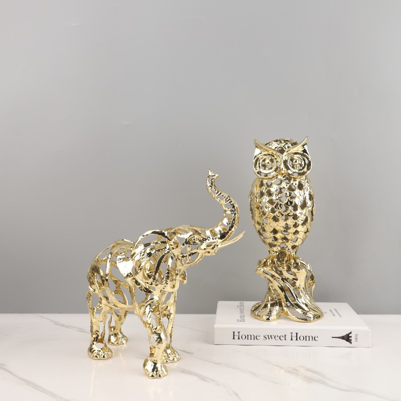 Kerajinan Logam Patung Hewan B - Art Craft Lion ulasan dan harga
