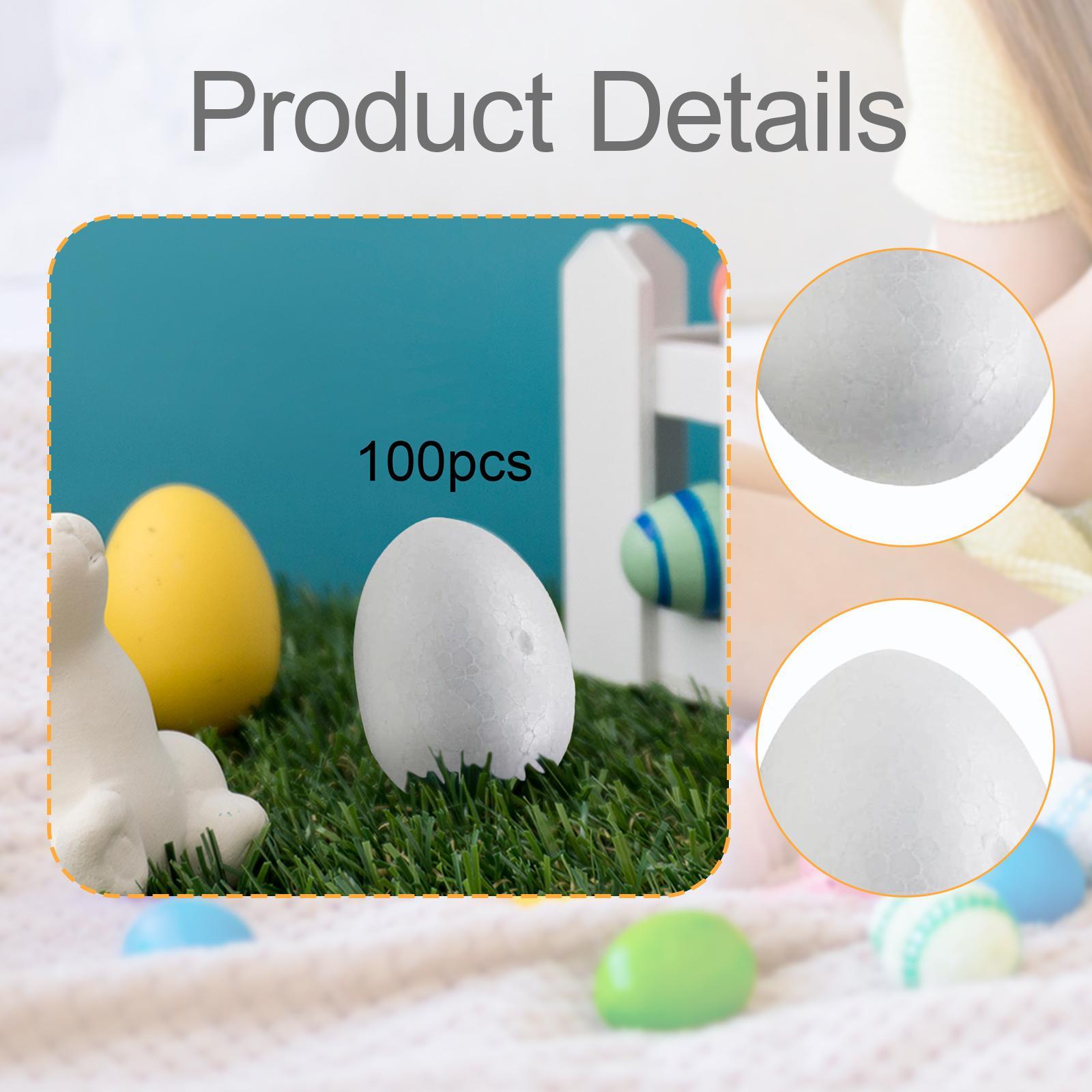 Telur Paskah Busa Putih untuk  - Art Craft Easter ulasan dan harga