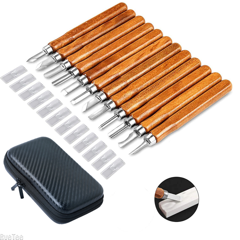 12 Buah Set Alat Ukir Kayu SK2 - Art Craft Bag ulasan dan harga