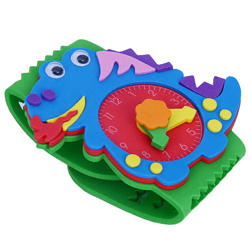 Jam tangan busa 3D anak-anak,  - Art Craft 2 Year Olds ulasan dan harga