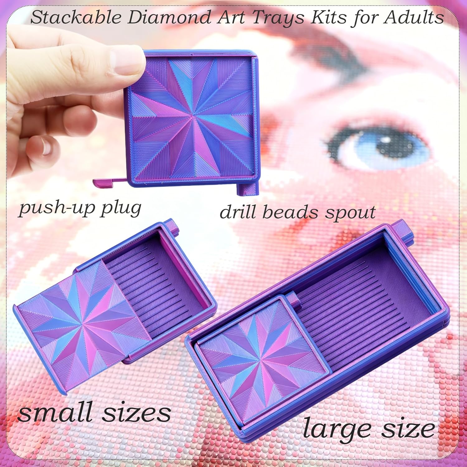 3 in 1 Wadah Seni Berlian Deng - Art Craft Board ulasan dan harga